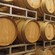 Stacks of wine barrels
